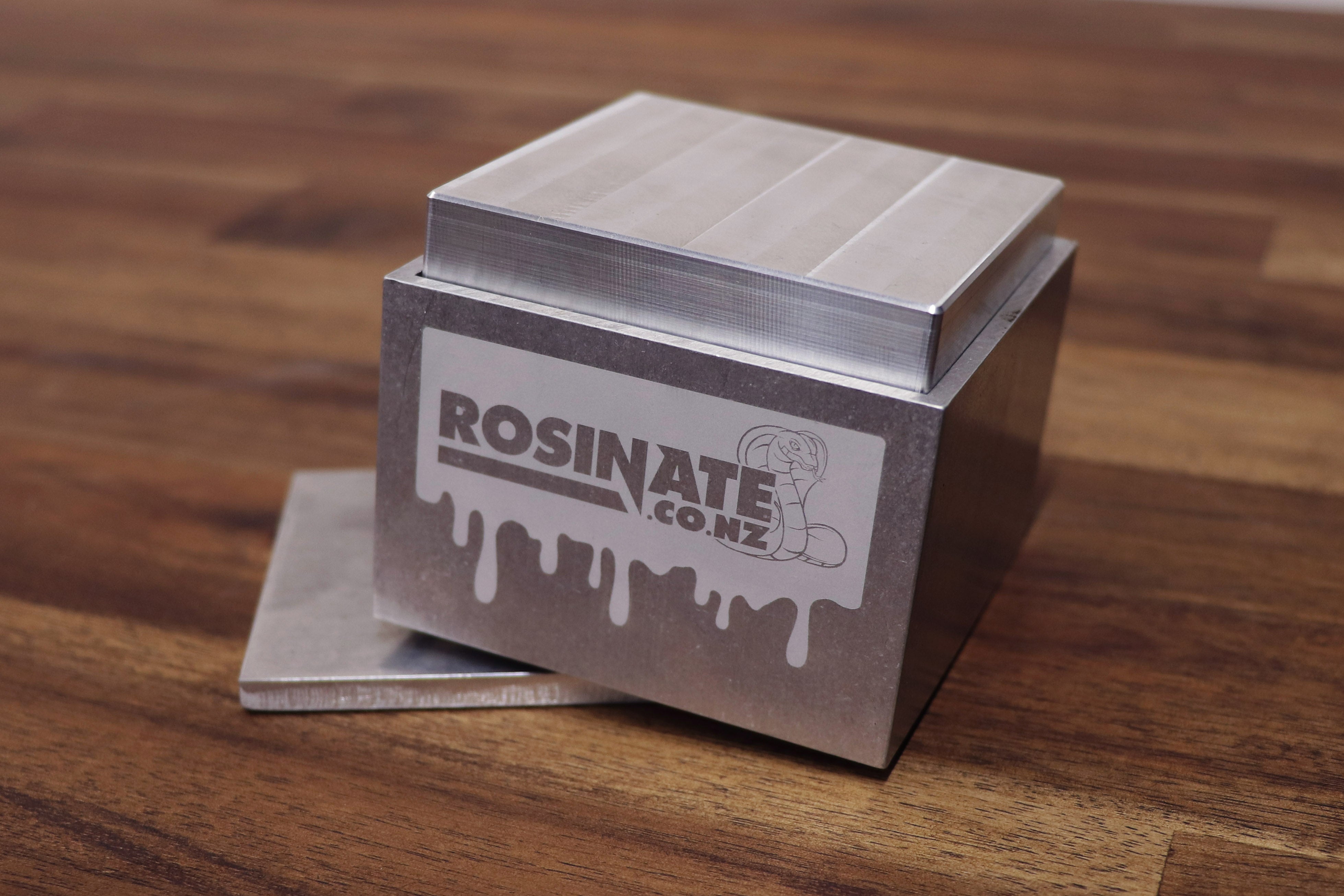 Pre-press for Rosinator 4" Plates (71mm square)